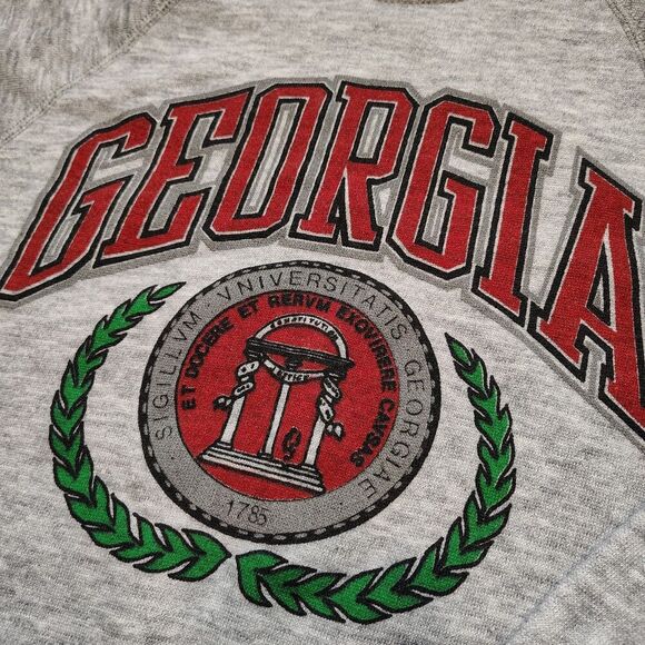 Vintage Georgia Bulldogs UGA Crewneck Sweatshirt Size S Retro College Graphic - Picture 2 of 7